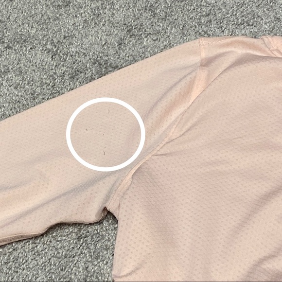 Pale Pink Under Armour LS Tee, L - Picture 9 of 10